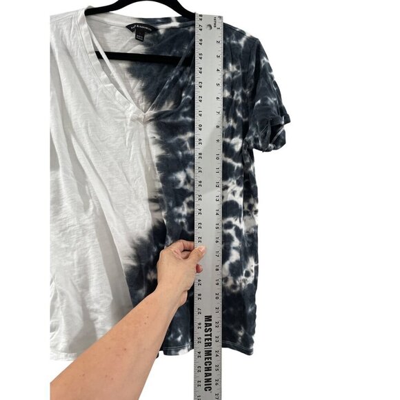 Rock & Republic T shirt Strappy Top Tie Dye white, Blue cotton casual size M - Picture 5 of 6
